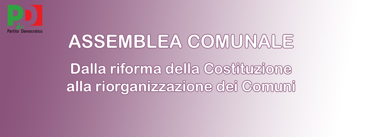 Dalla riforma della Costituzione alla riorganizzazione dei Comuni